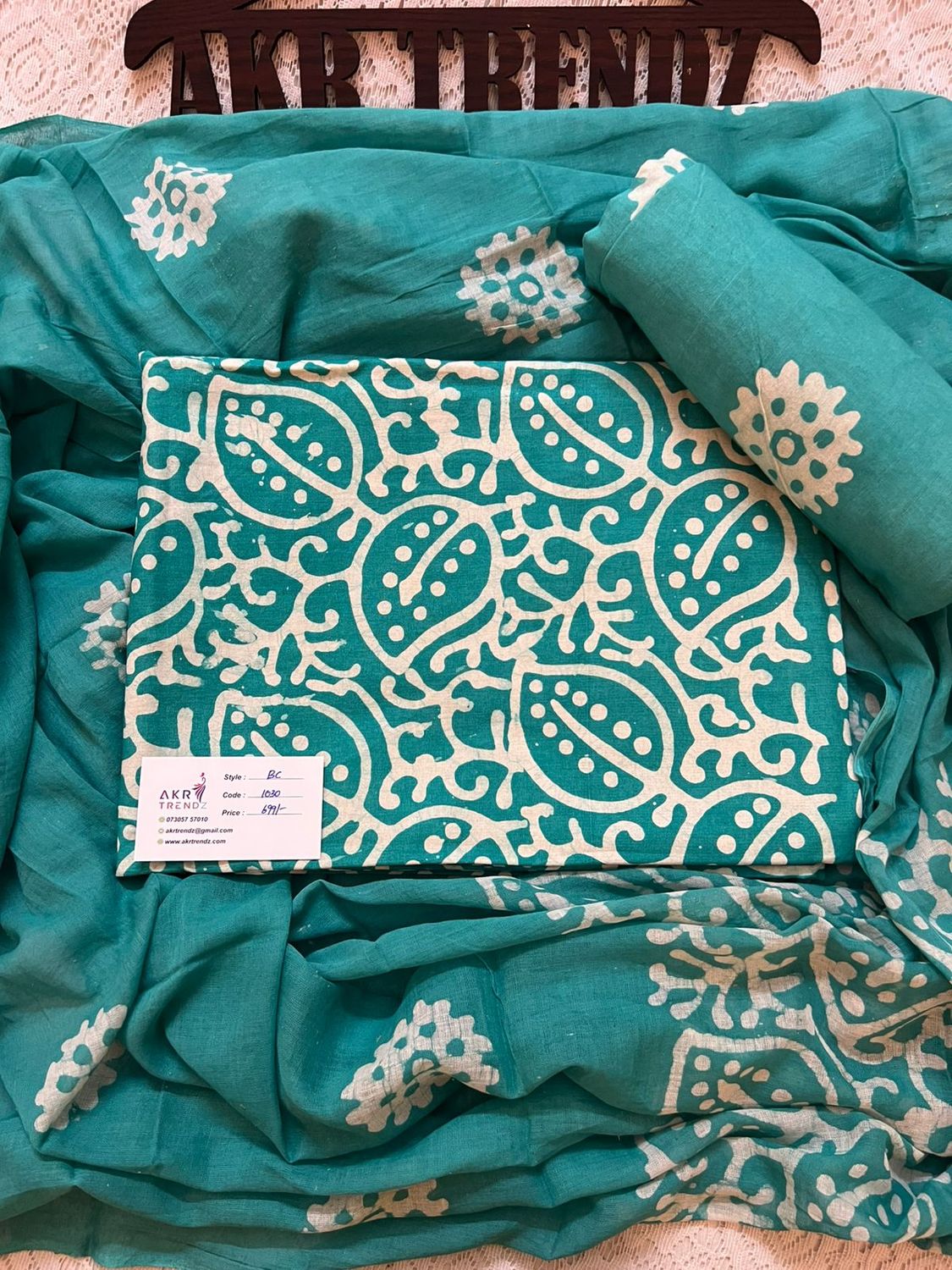 ​Handblock Batik cotton suit sets