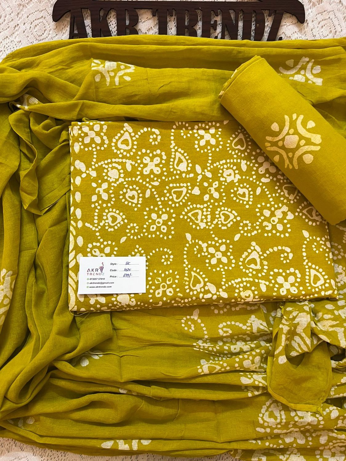 ​Handblock Batik cotton suit sets