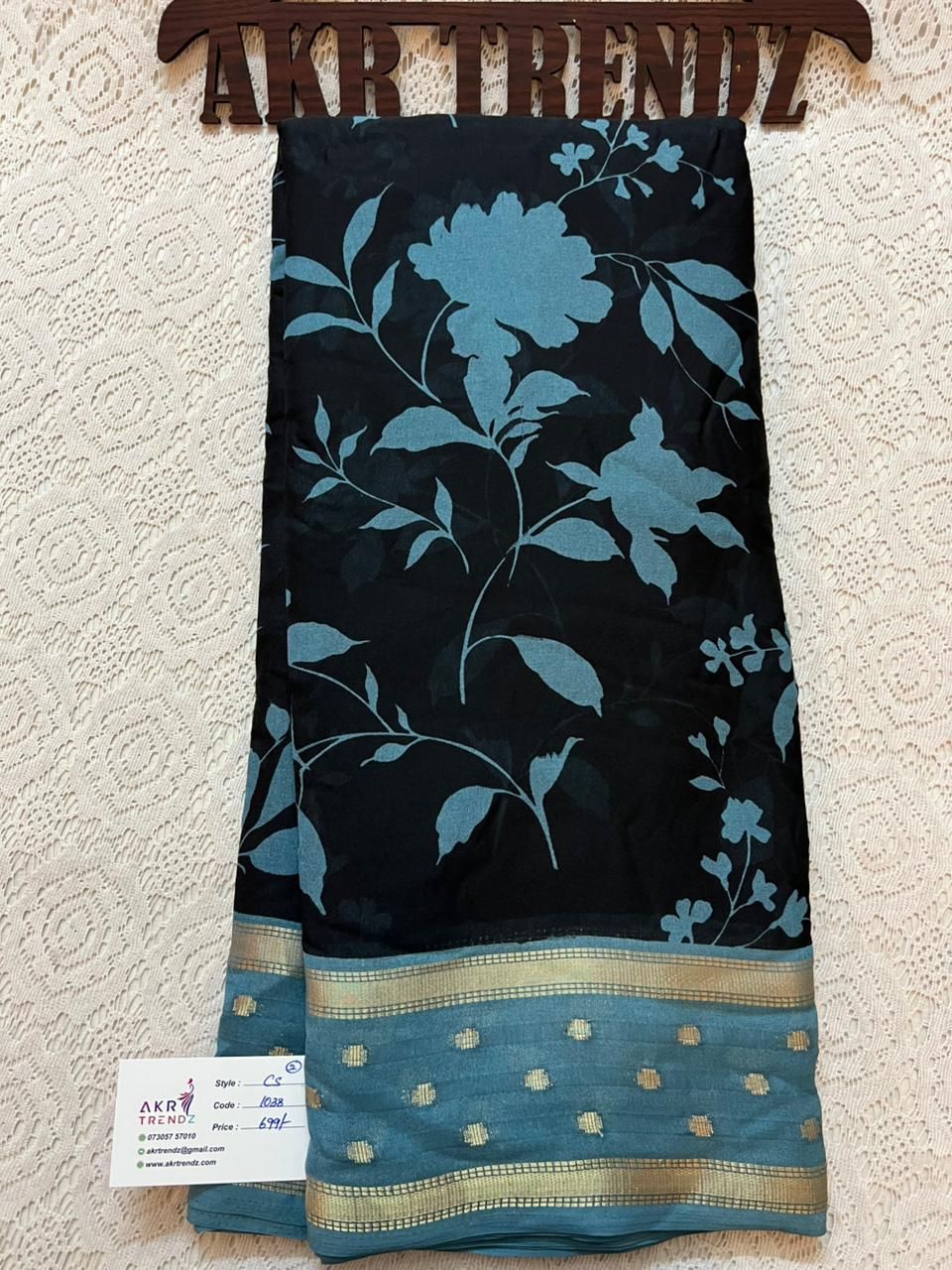 Fancy Floral chiffon sarees​