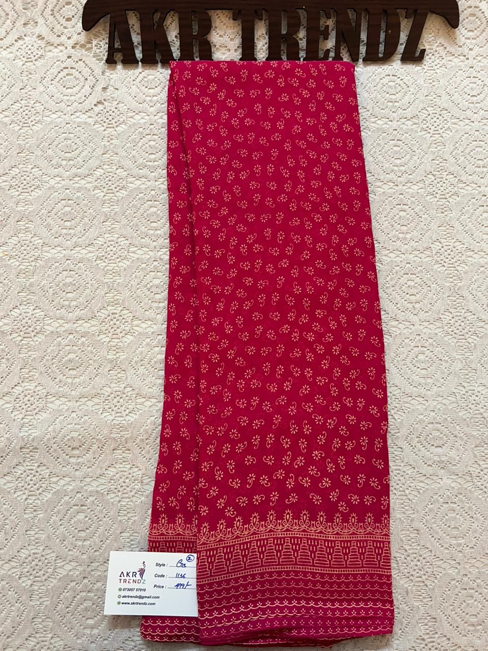 Fancy Georgette sarees