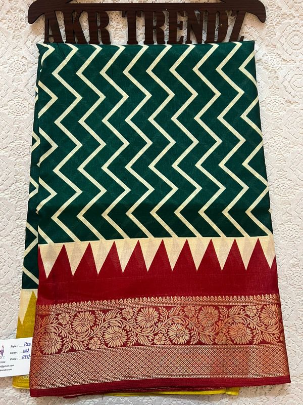 ​Printed soft silk sarees​