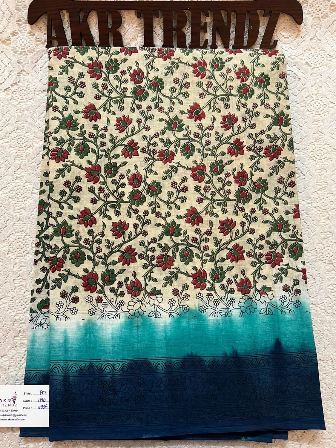 ​Summer pure cotton sarees