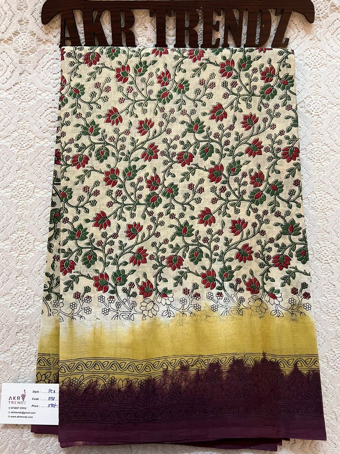 ​Summer pure cotton sarees