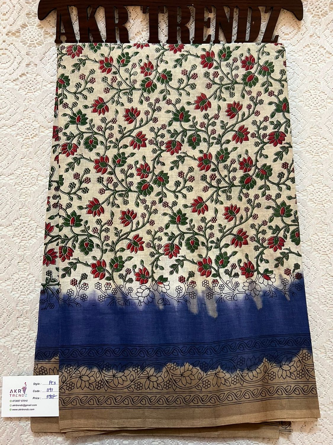 ​Summer pure cotton sarees