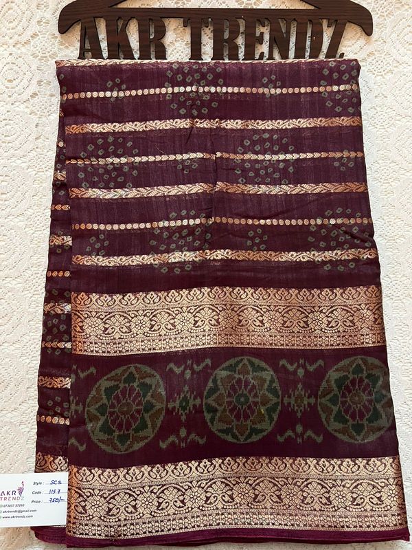 Silk mix cotton sarees​