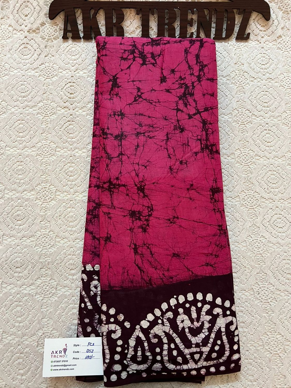 Batik pure cotton sarees