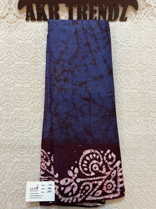 Batik pure cotton sarees