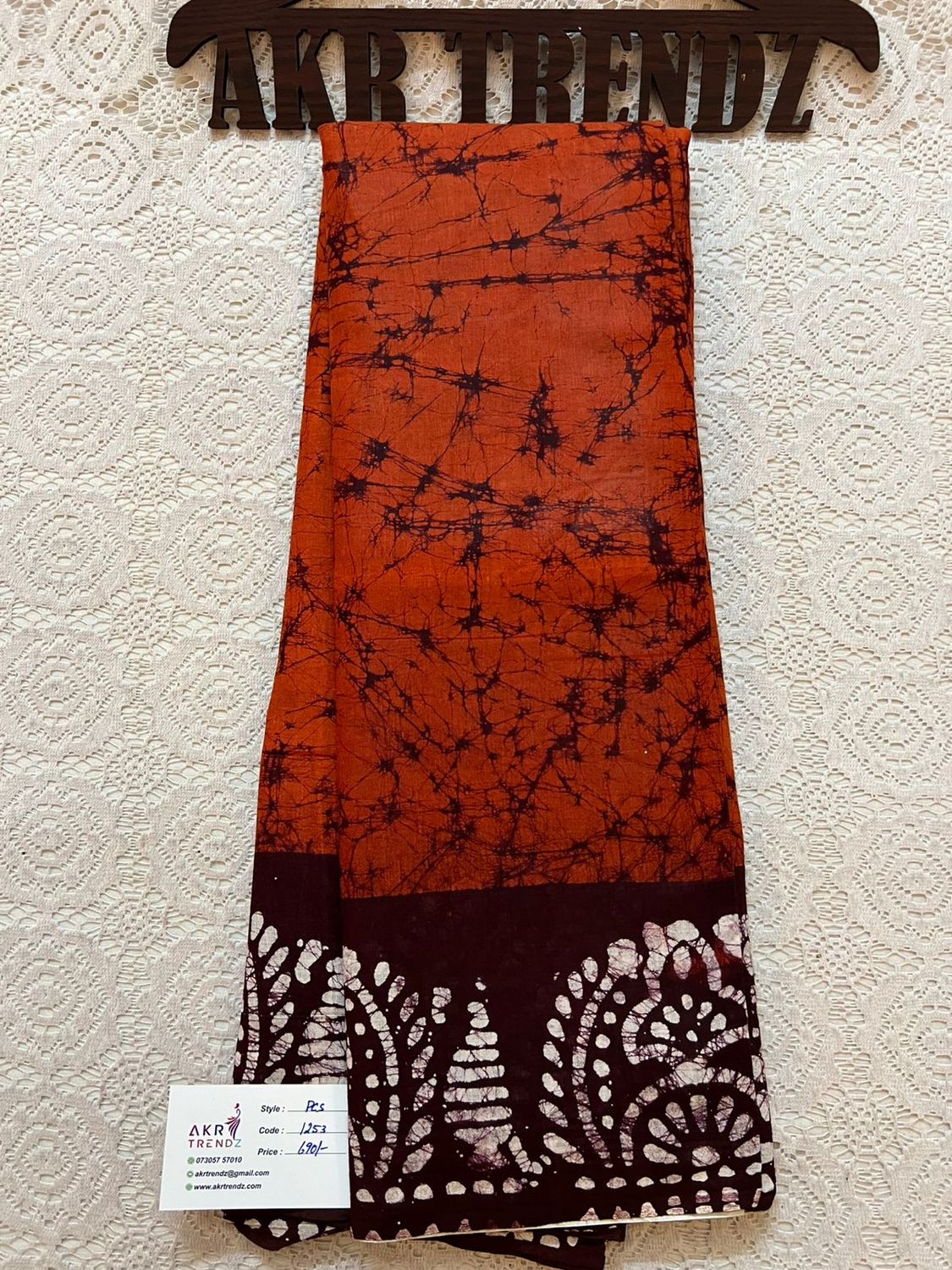 Batik pure cotton sarees