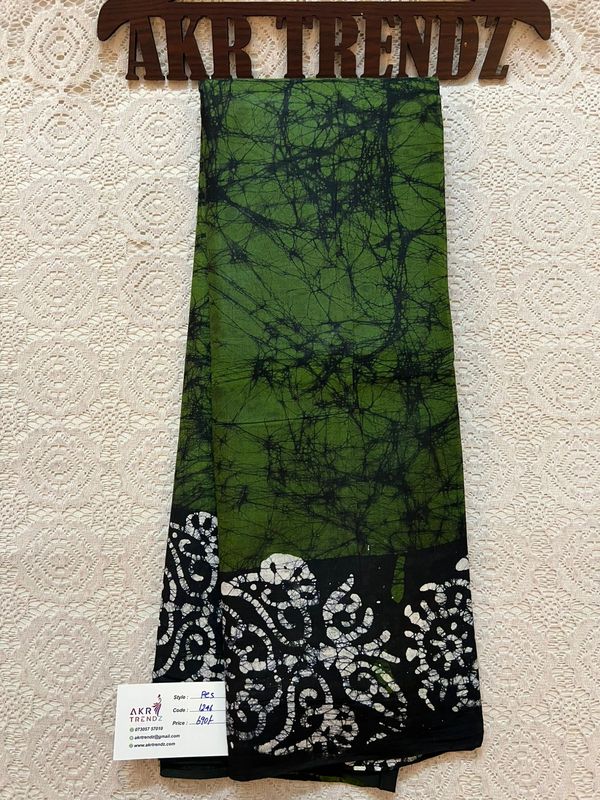 Batik pure cotton sarees