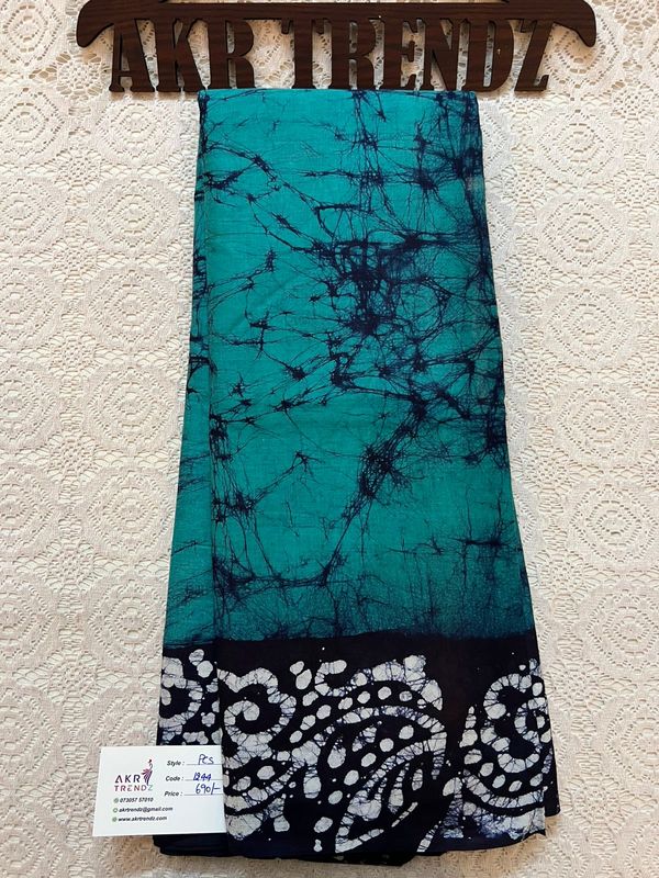 Batik pure cotton sarees