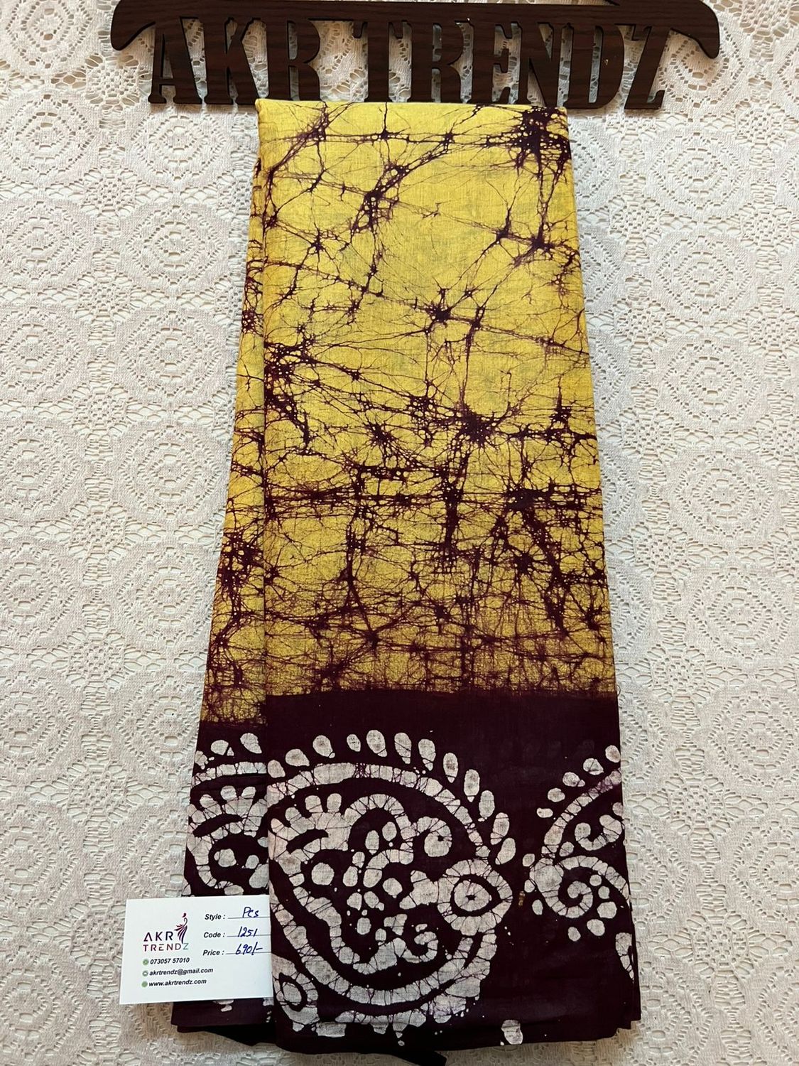 Batik pure cotton sarees