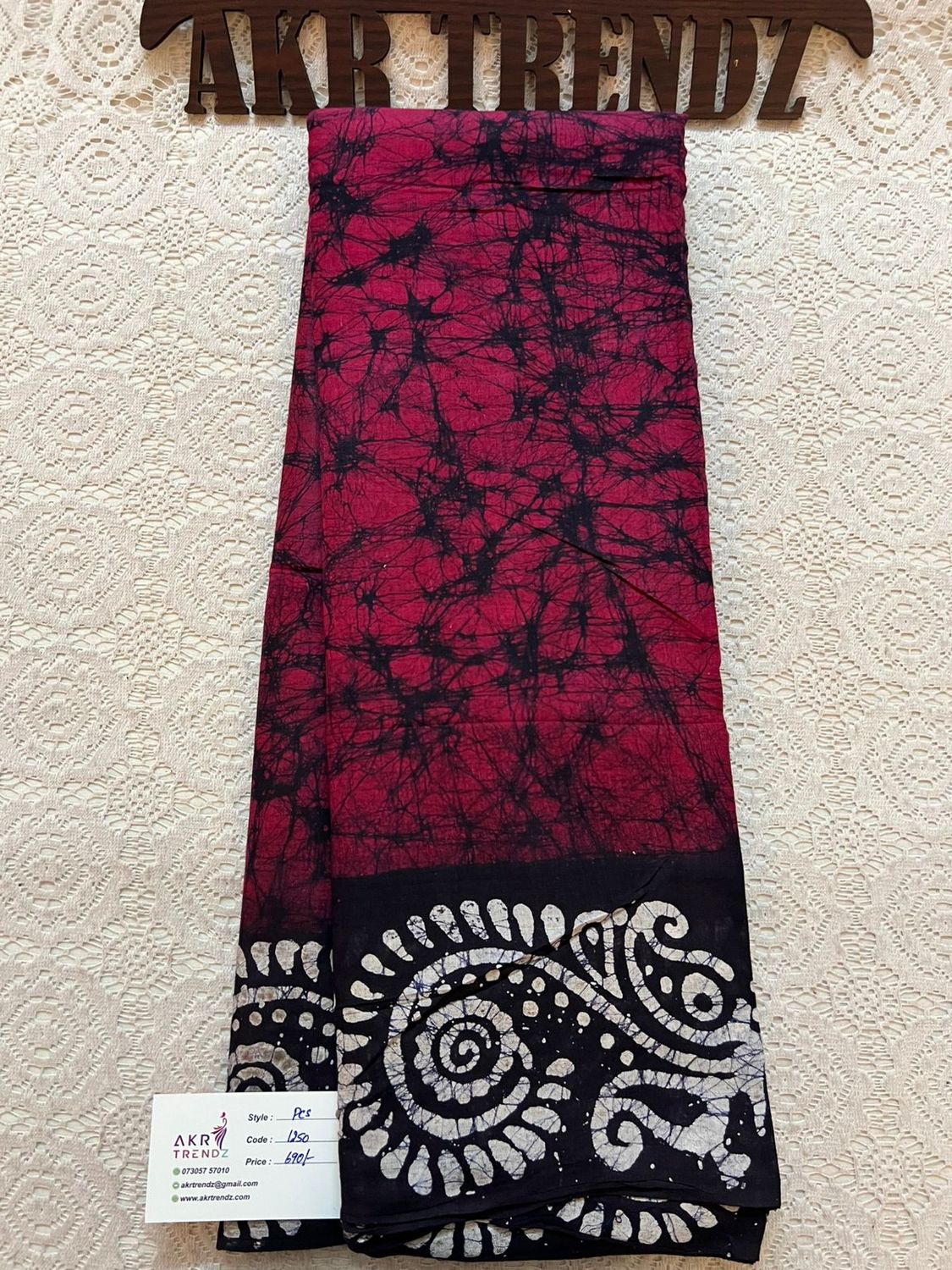 Batik pure cotton sarees