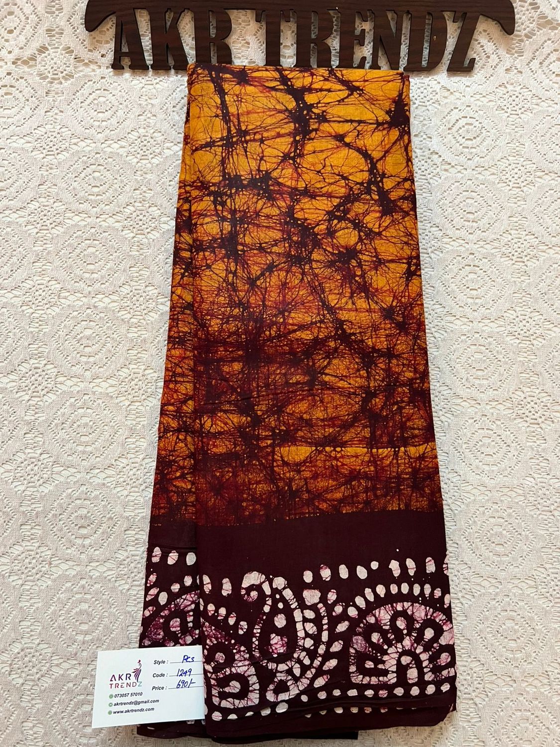 Batik pure cotton sarees