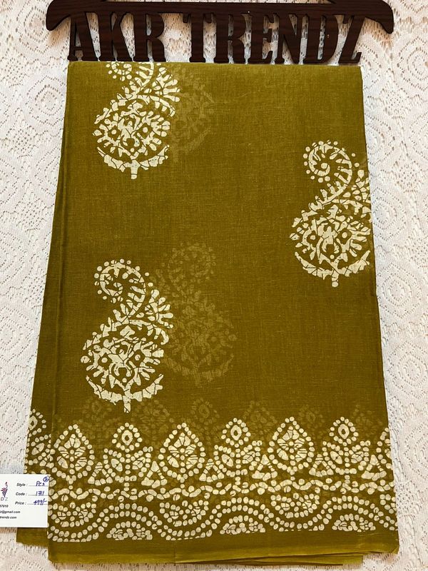 Summer pure cotton sarees​