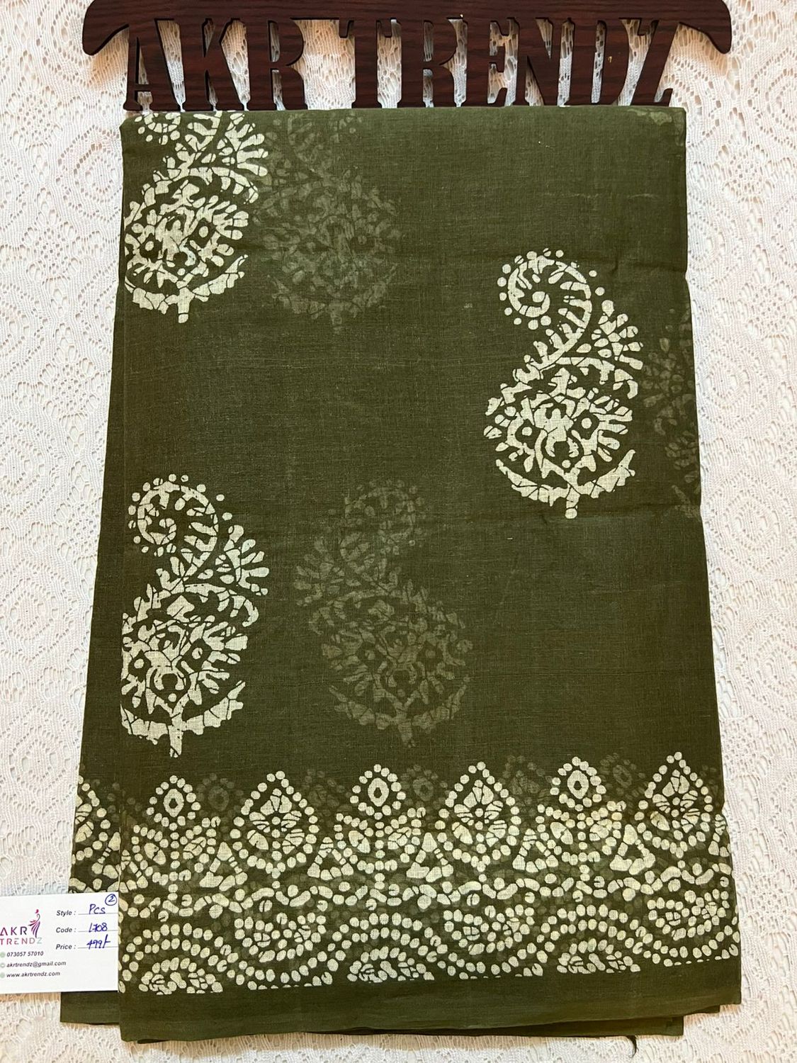 Summer pure cotton sarees​