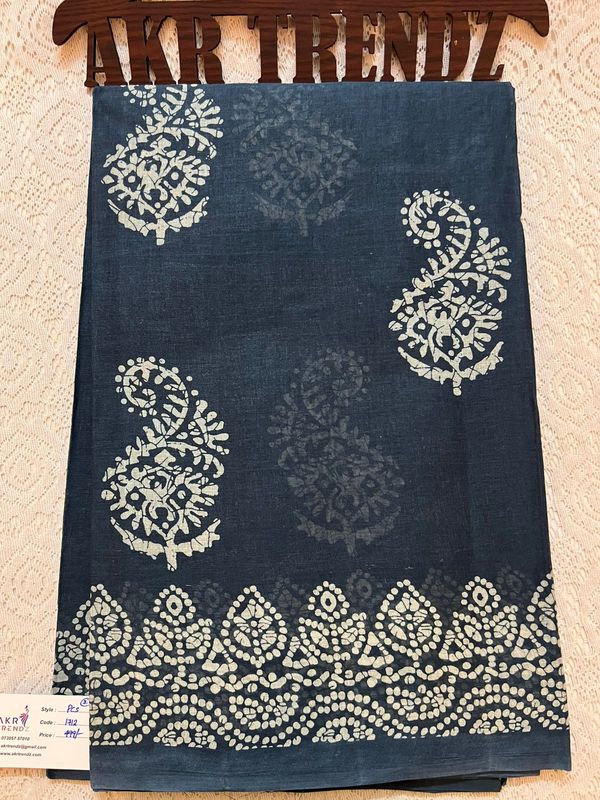 Summer pure cotton sarees​