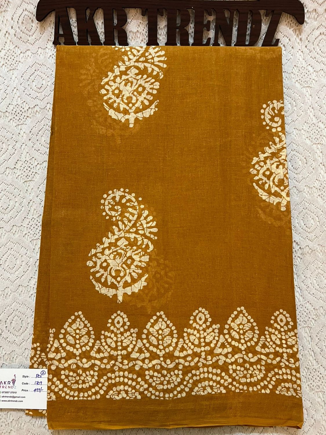 Summer pure cotton sarees​