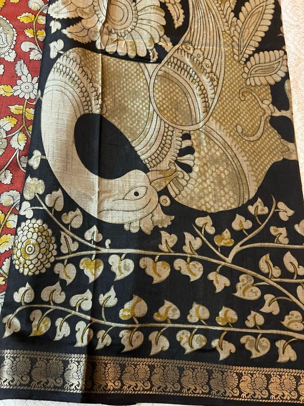 Kalamkari Soft Cotton Sarees