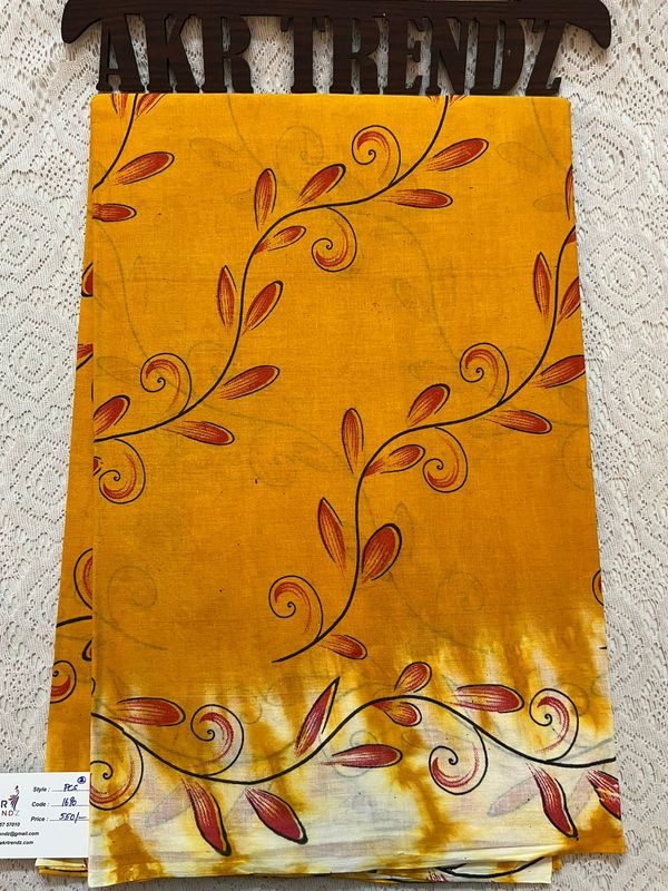 Summer pure cotton sarees​