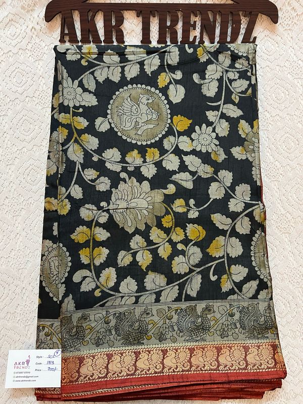 Kalamkari Soft Cotton Sarees