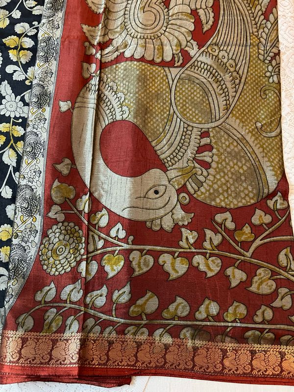 Kalamkari Soft Cotton Sarees