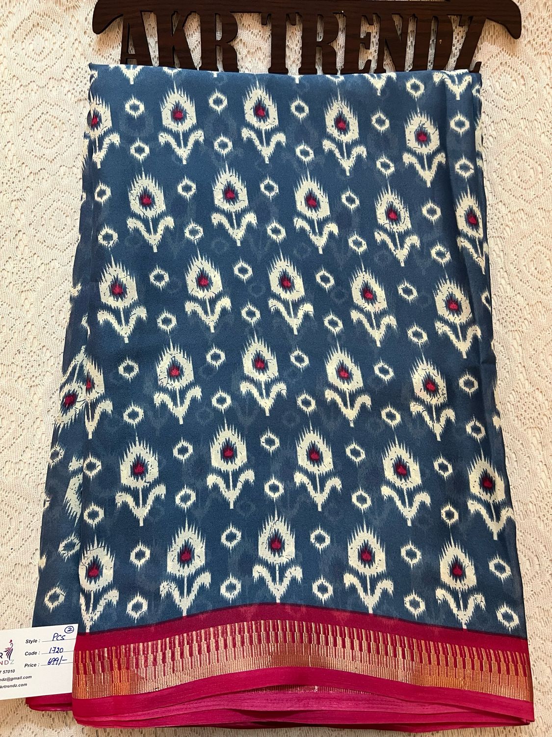 Thin border Georgette Sarees