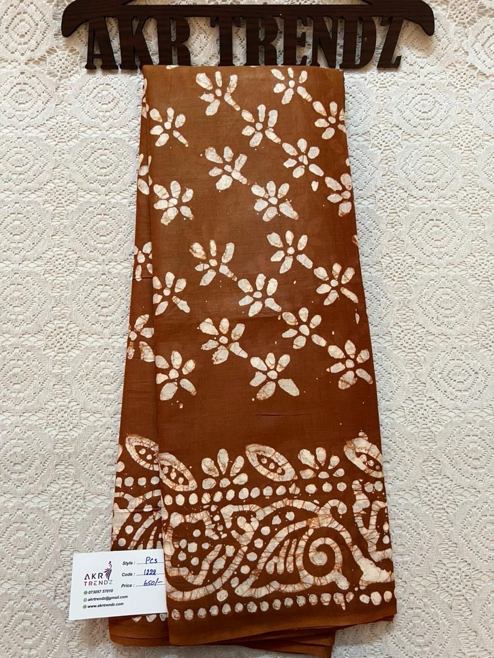 Batik Pure Cotton Sarees