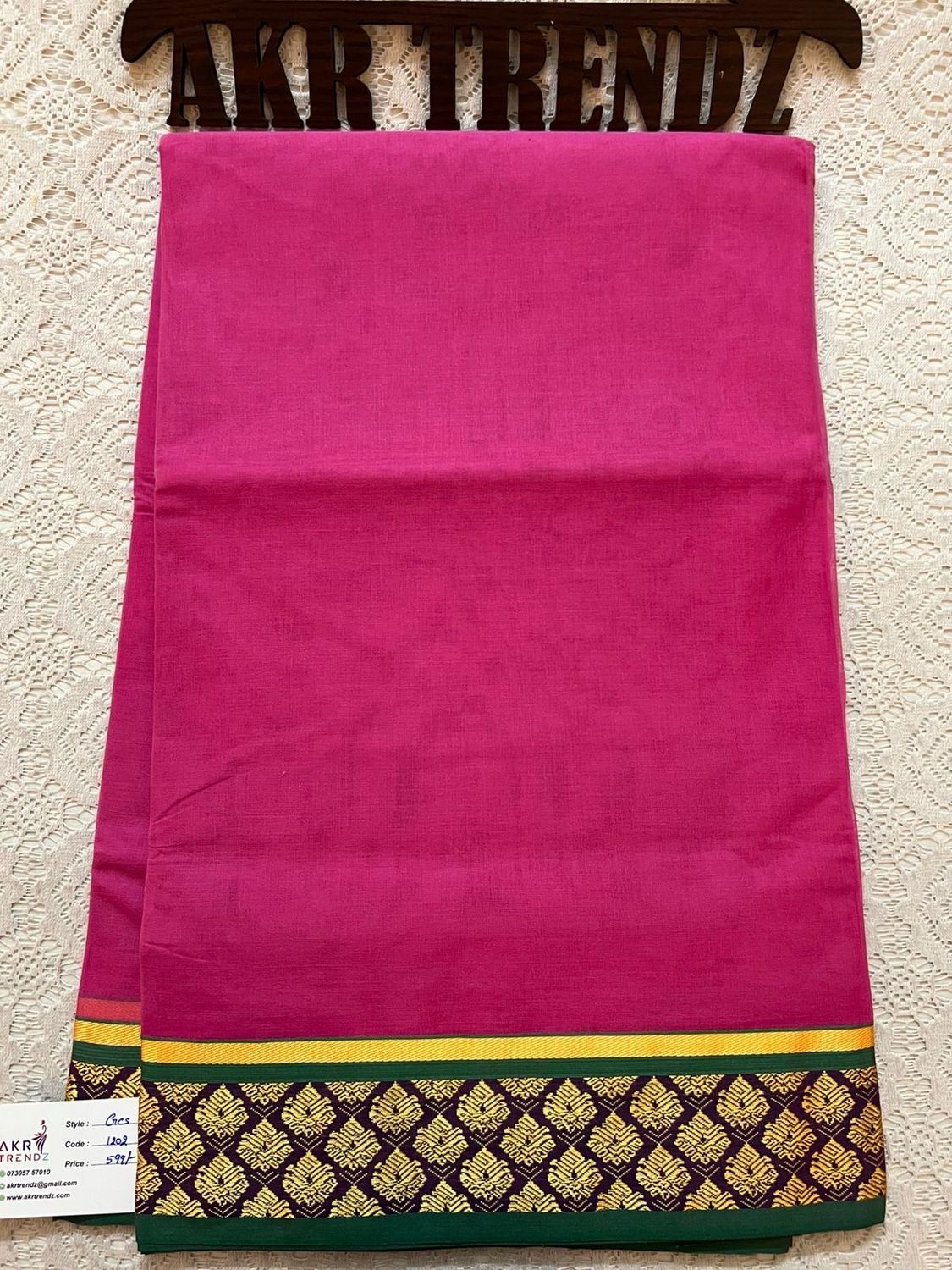 Gadwal Cotton Sarees