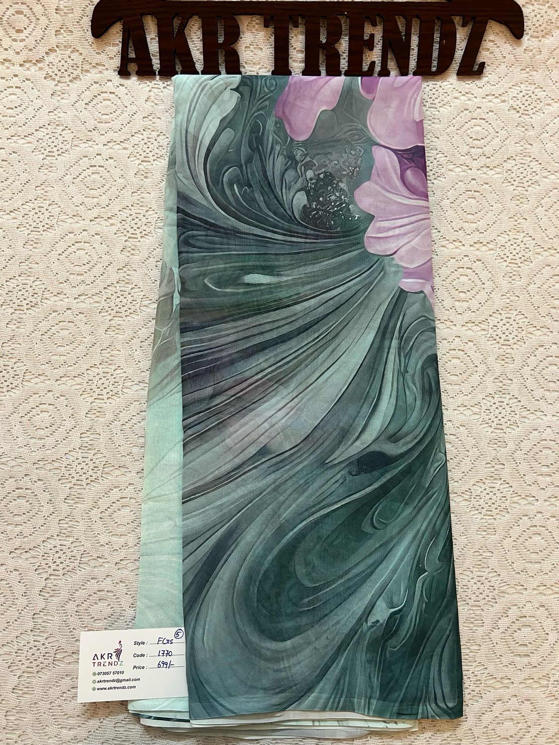 Floral Printed Georgette Sarees