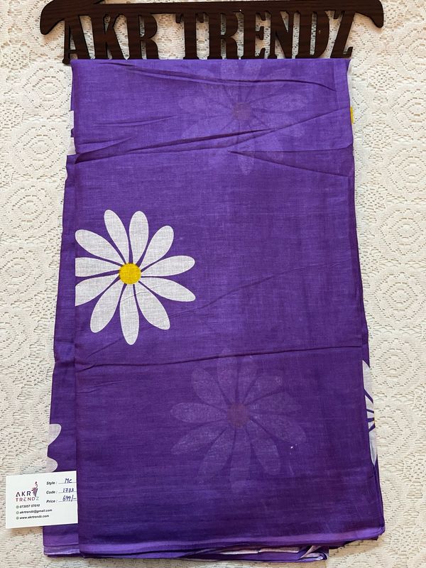 Daisy Mul Cotton Sarees