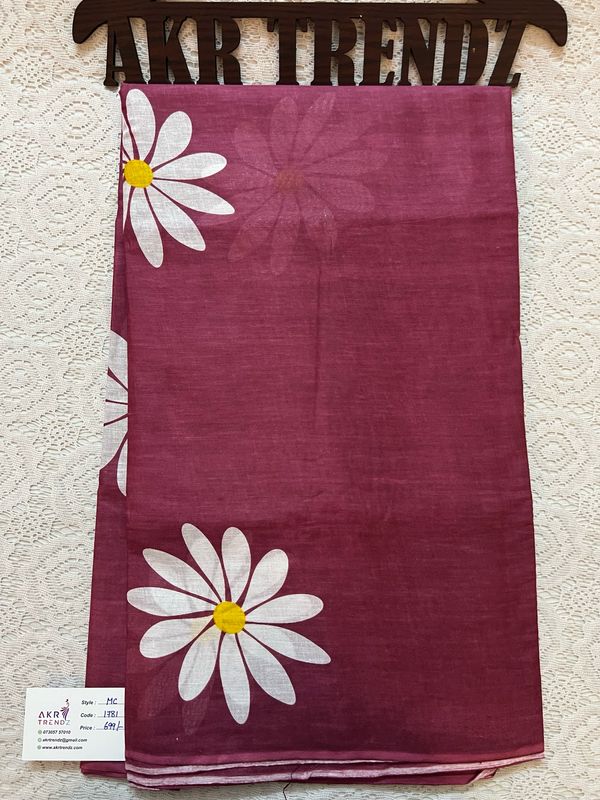 Daisy Mul Cotton Sarees