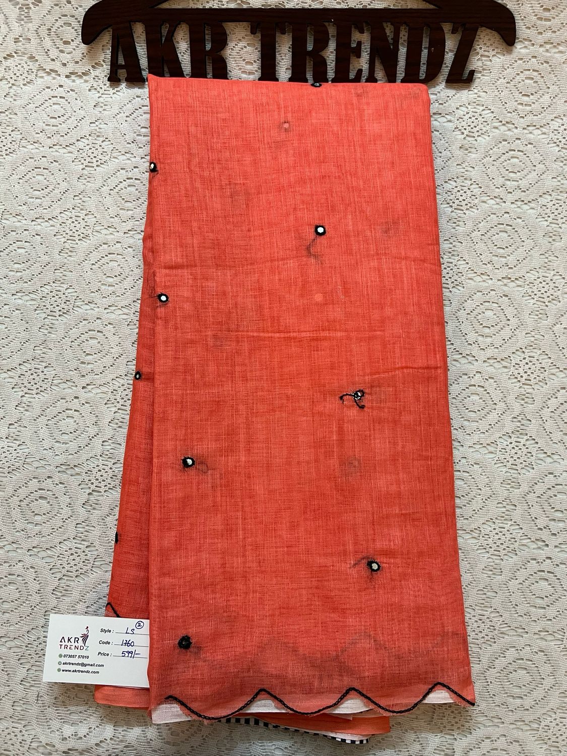 Fancy Digital Print Linen Sarees