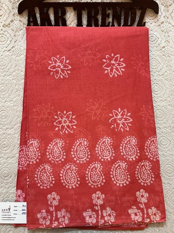 Summer Pure Cotton Sarees