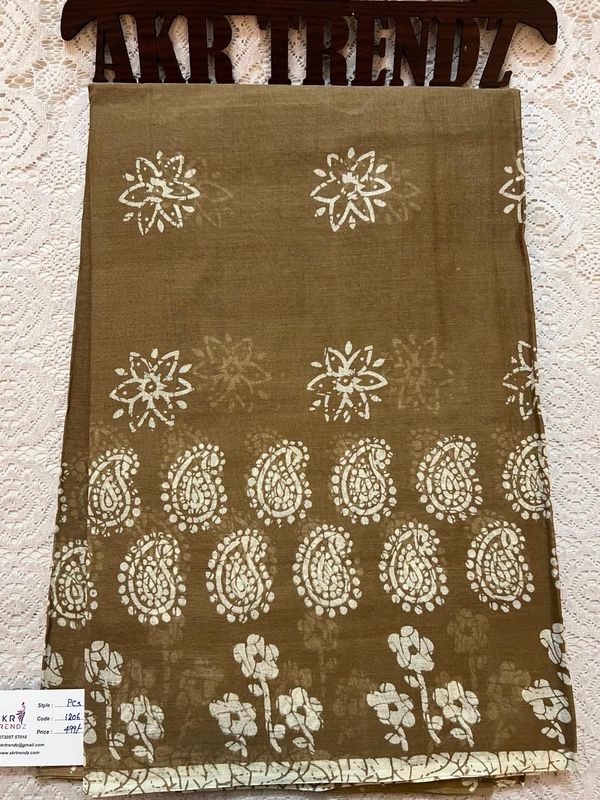 Summer Pure Cotton Sarees