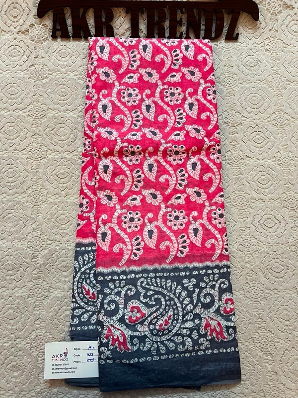 Summer Pure Mul Cotton Sarees