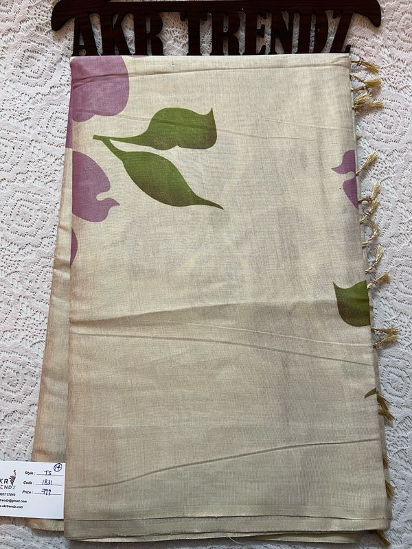 Soft Tissue Silk Sarees