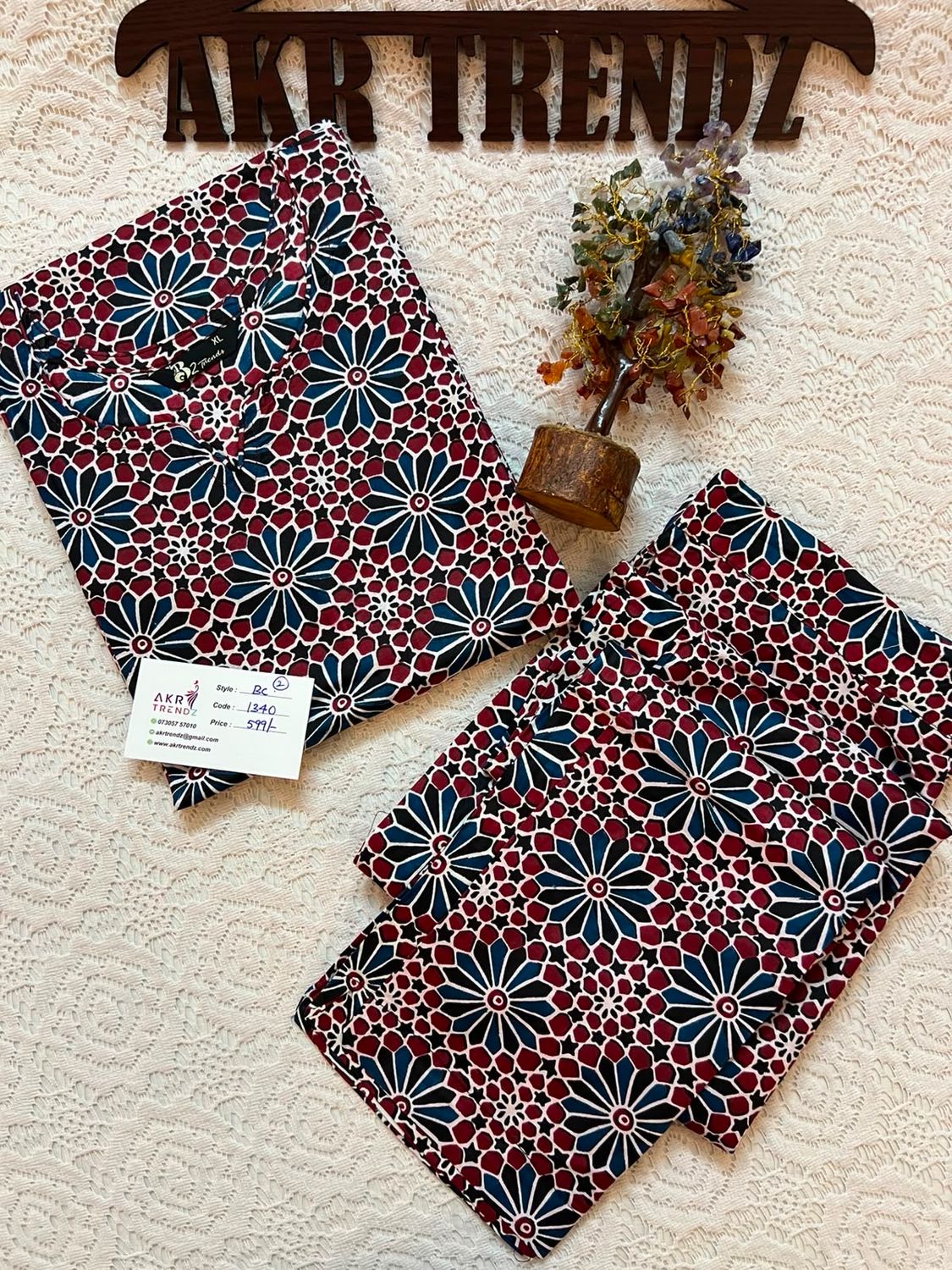 Casual Cotton Kurti Set