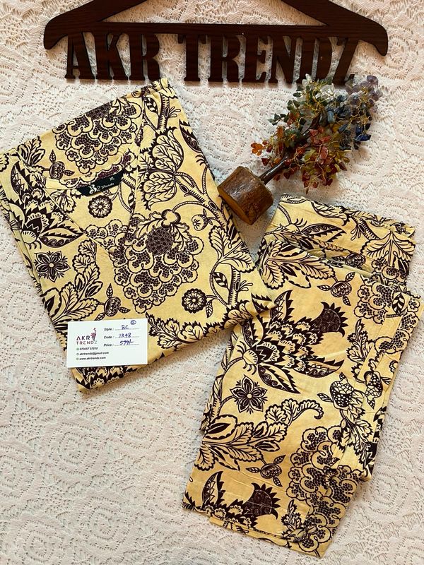 Casual Cotton Kurti Set
