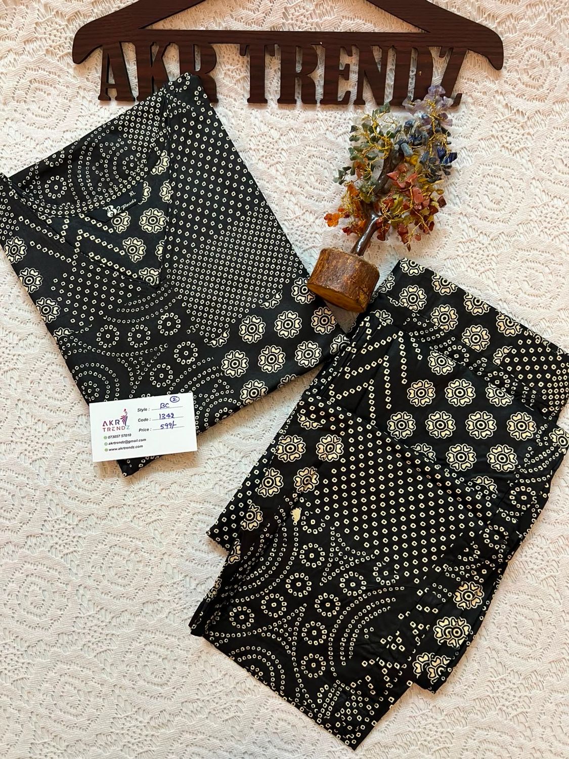 Casual Cotton Kurti Set