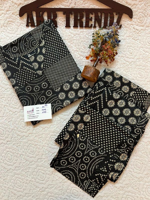 Casual Cotton Kurti Set