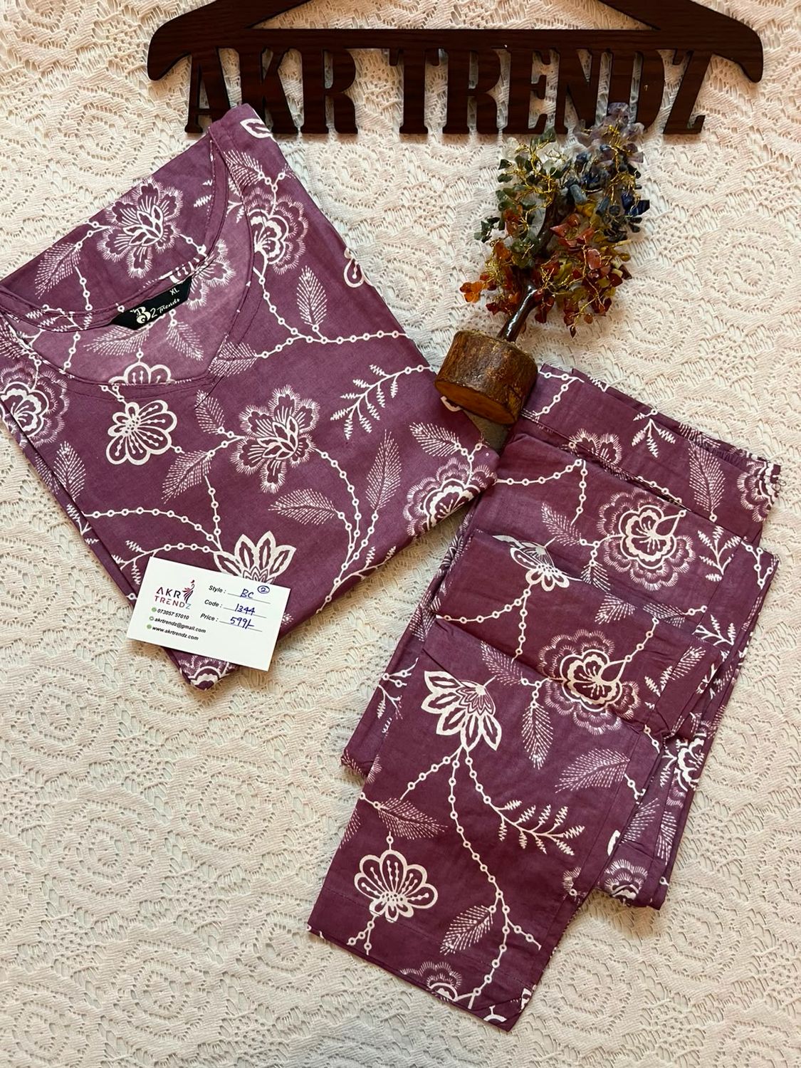 Casual Cotton Kurti Set