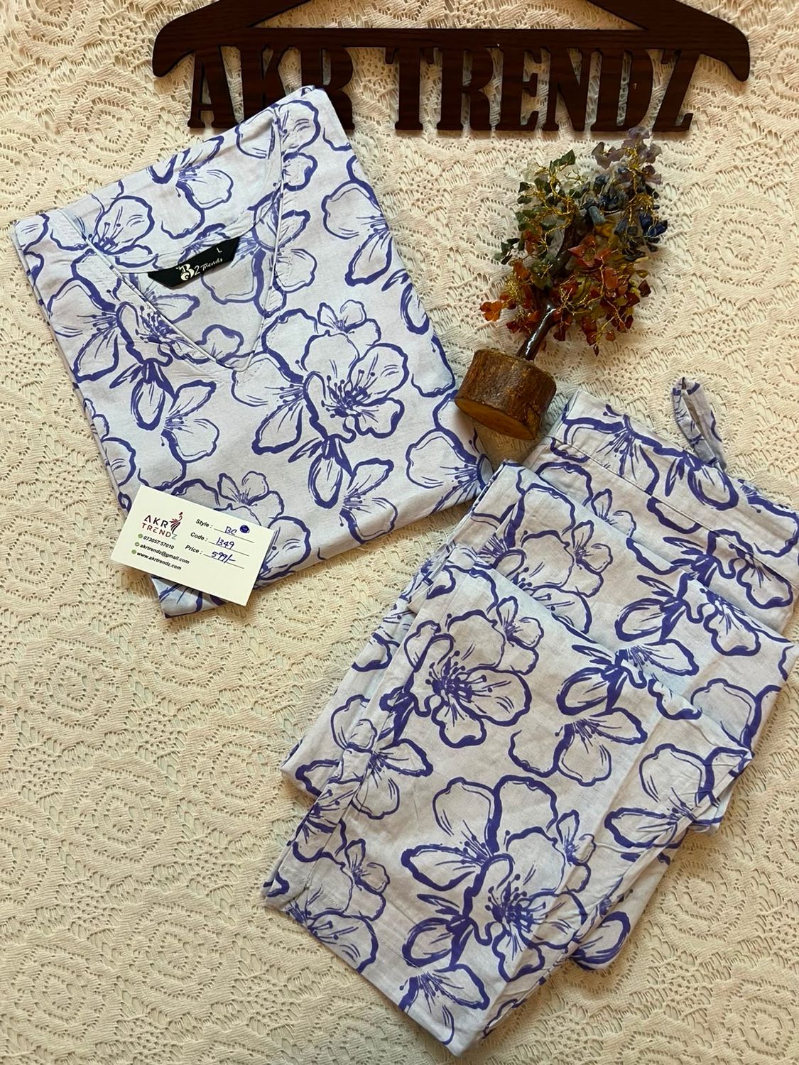 Casual Cotton Kurti Set