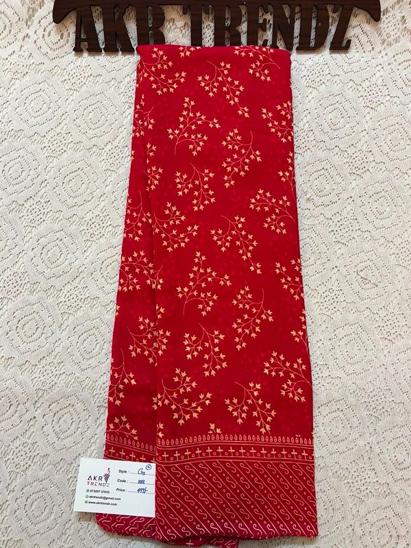 Fancy Georgette Sarees