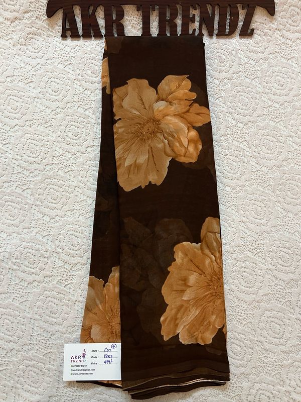 Daily Wear Georgette Sarees