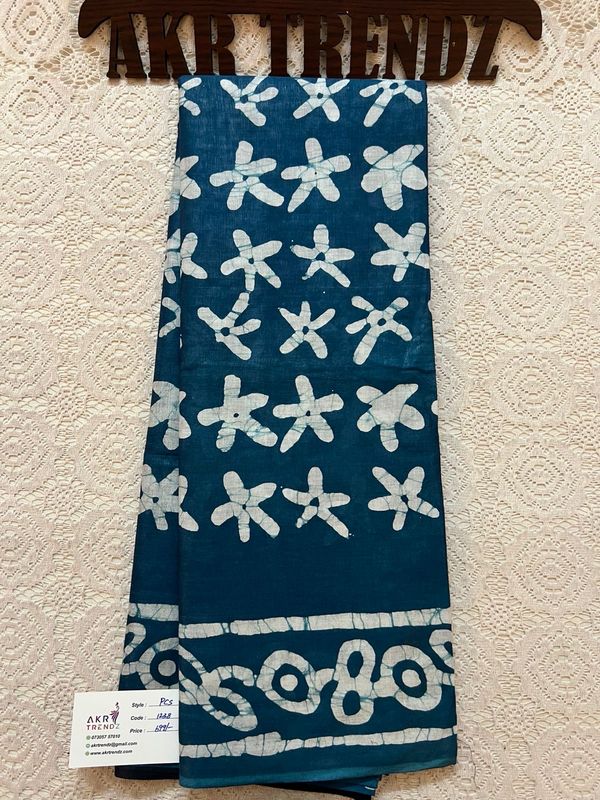 Batik Pure Cotton Sarees