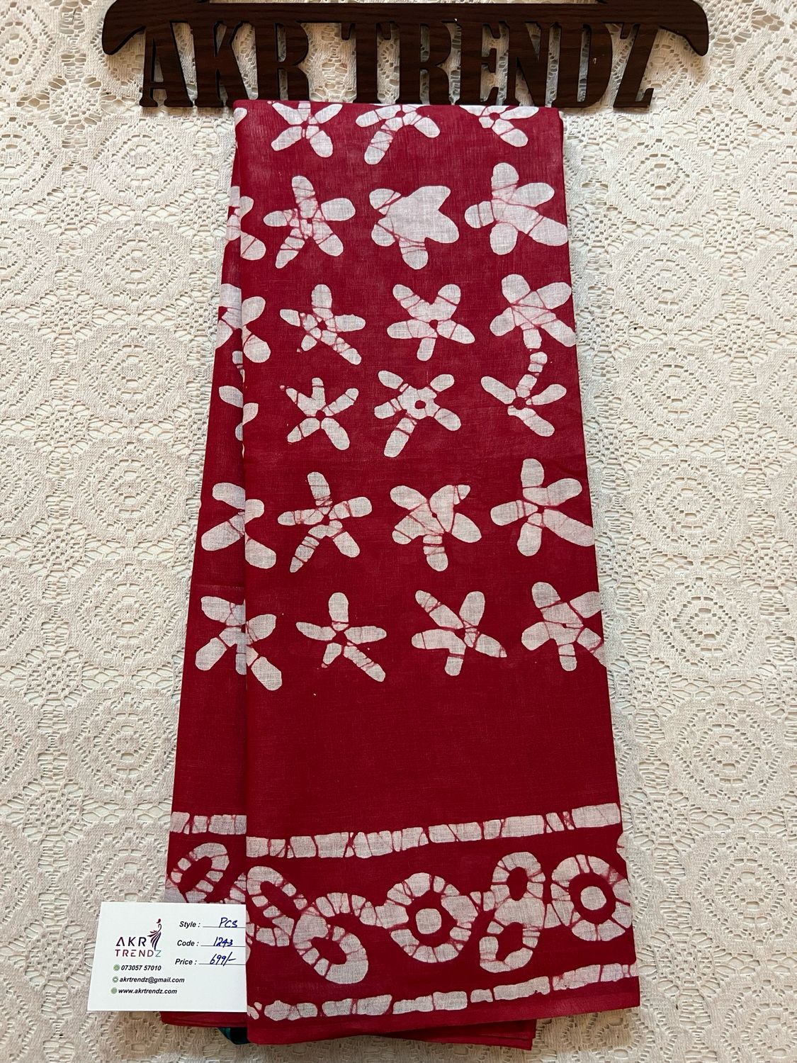 Batik Pure Cotton Sarees