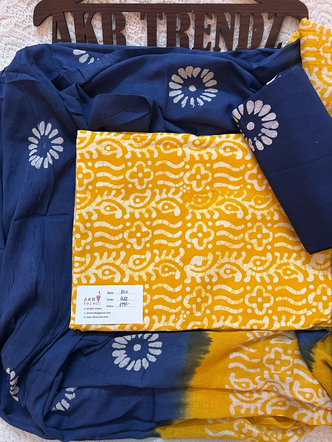 Handblock Batik Cotton Suits