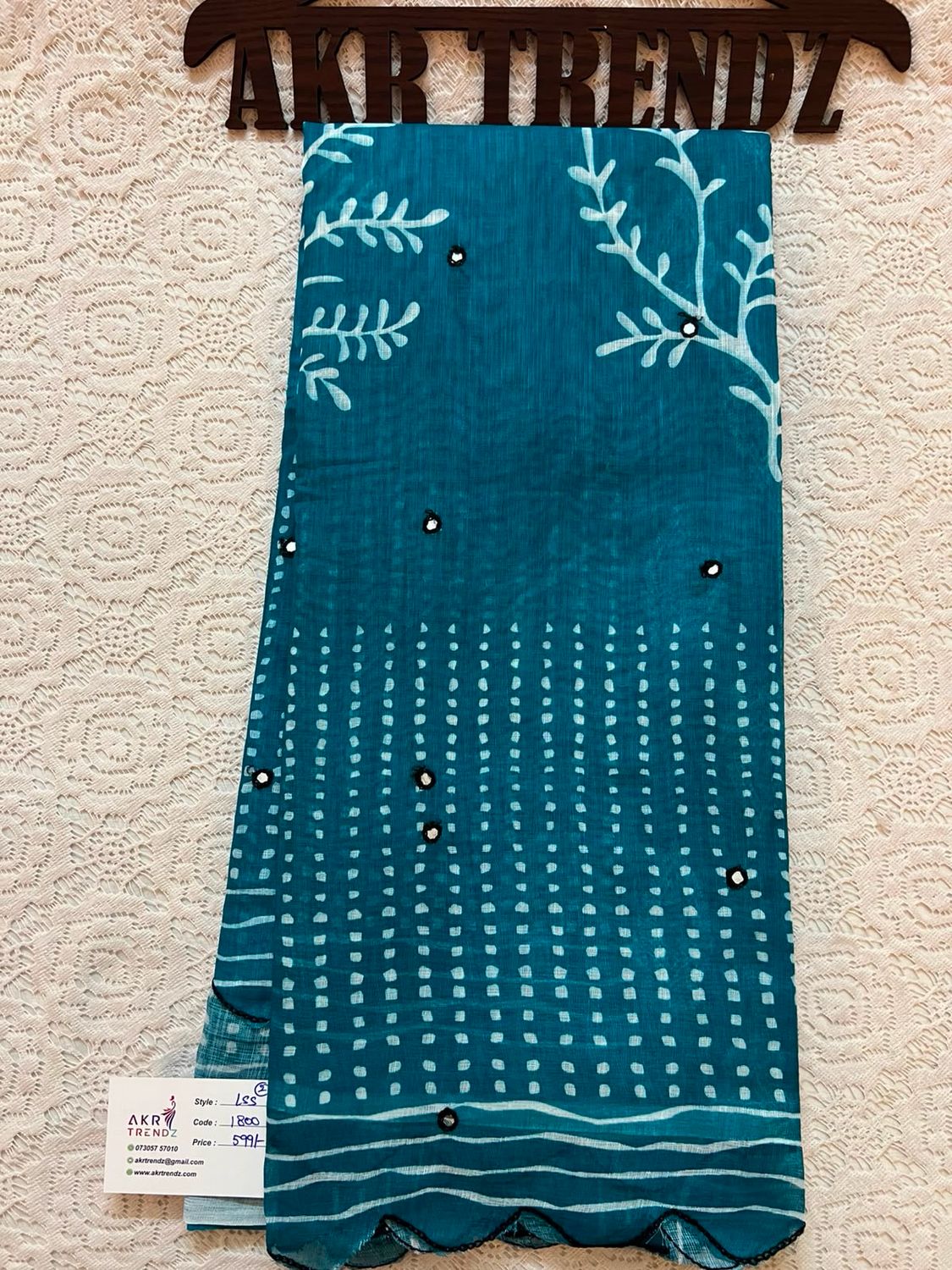 Fancy Digital Print linen Sarees