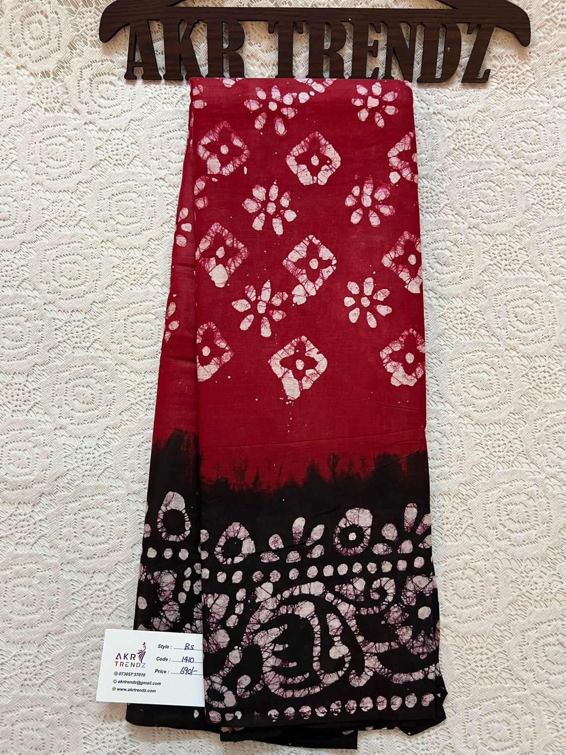Batik Pure Cotton Sarees
