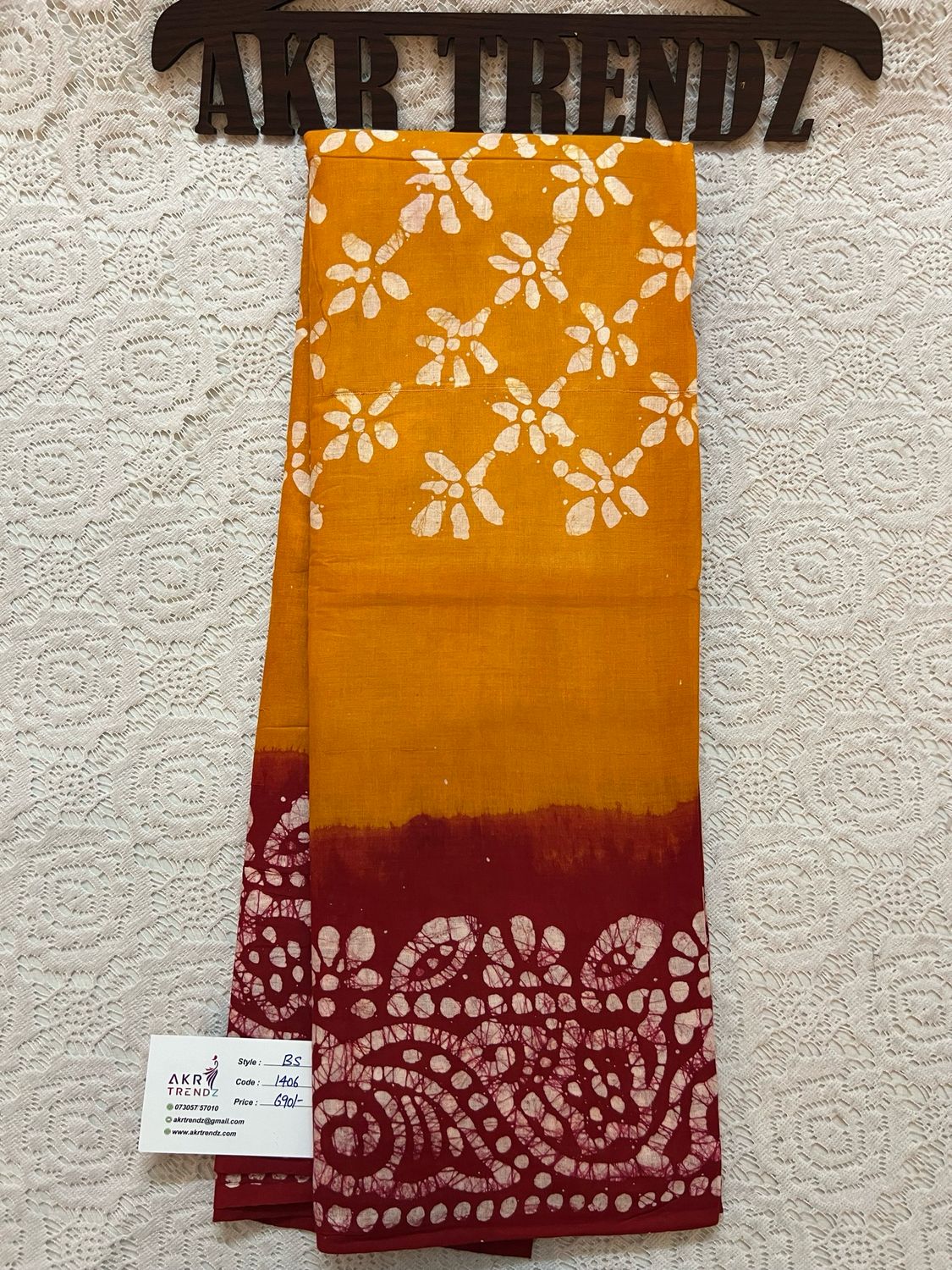 Batik Pure Cotton Sarees